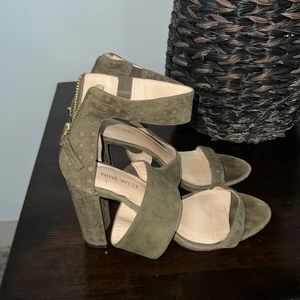 Dark green heels
